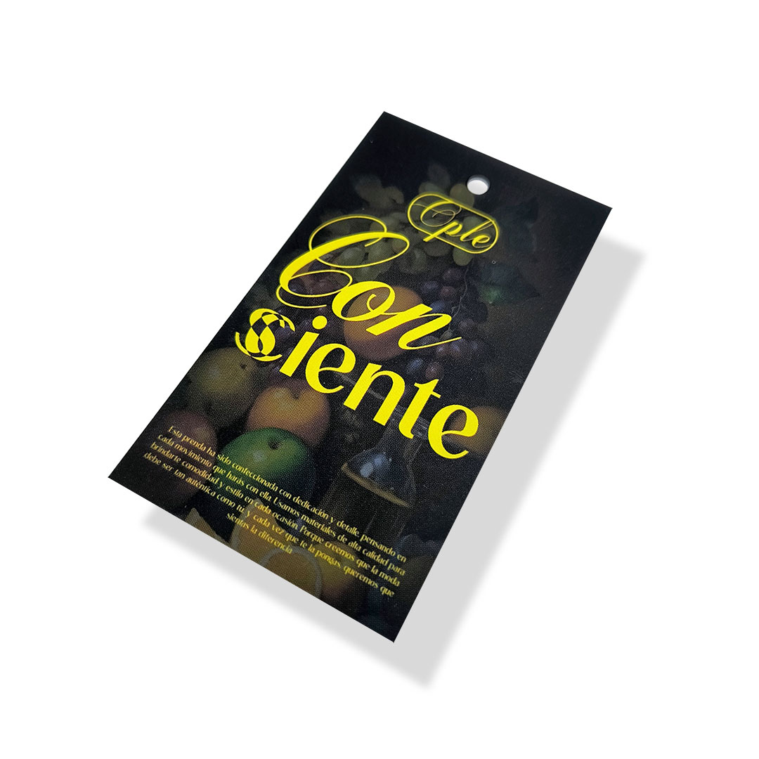 Etiqueta en Propalcote